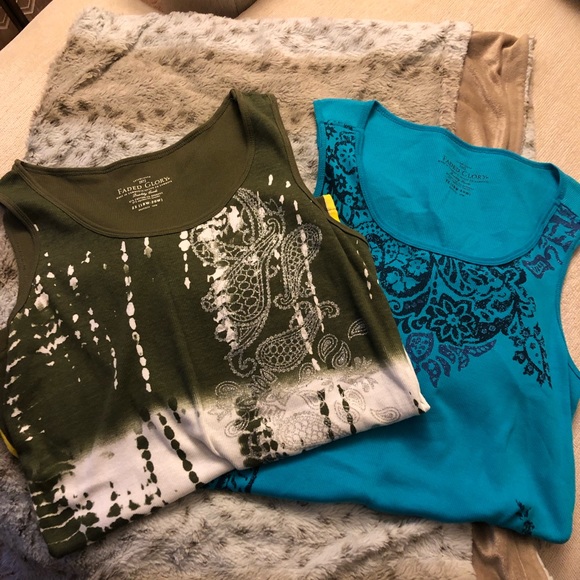 Faded Glory Tops - 🛍 Set Of 2 Tank Tops